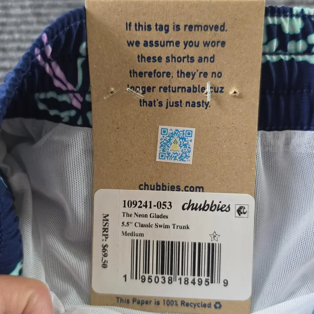 CHUBBIES Men's Size Medium 5.5